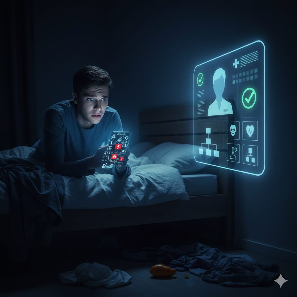 Diagrama del Dilema del Dr. Google y la Cibercondría